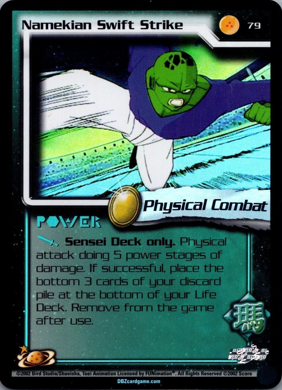 Namekian Swift Strike card